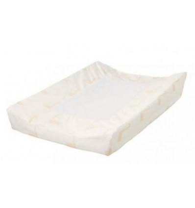 CHANGINGPAD COVER SWAN PALE PEACH 21