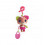 JITTER IZZY BEAR PINK PRINCESS TALES 20