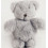 OURS PELUCHE PORTE CLEFS GRIS INES 7