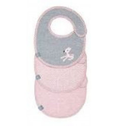 VALUE PACK SMALL BIB 3P LELA L.PINK 21