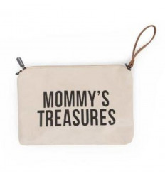 MOMMY CLUTCH OFF WHITE-BLACK 201