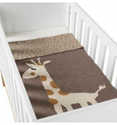 TRICOT DEKENTJE BED GIRAFFE 22