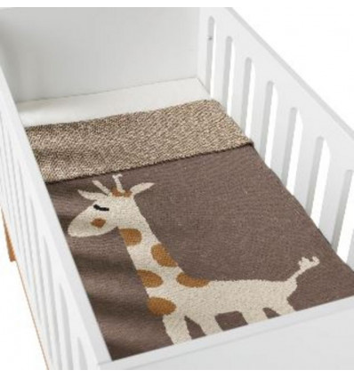 TRICOT DEKENTJE BED GIRAFFE 22