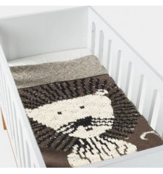 TRICOT DEKENTJE BED LION 22