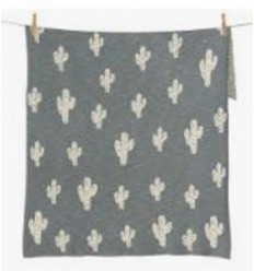 TRICOT DEKENTJE ON THE GO CACTUS 22
