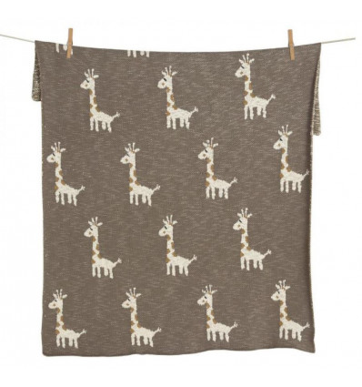 TRICOT DEKENTJE ON THE GO GIRAF 22