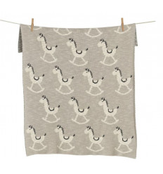 TRICOT DEKENTJE ON THE GO ROCK HORSE 22
