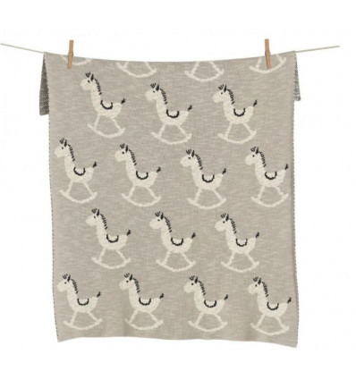 TRICOT DEKENTJE ON THE GO ROCK HORSE 22
