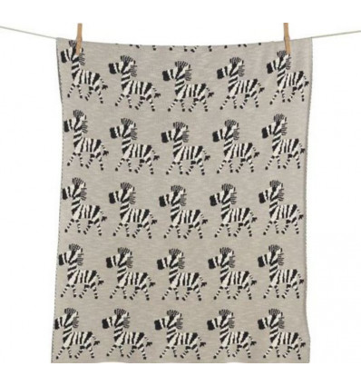 TRICOT DEKENTJE ON THE GO ZEBRA 22