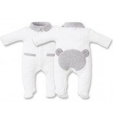 TEDDY ROMPERSUIT KNITTED TEDDYHEAD 56