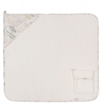 CAPE DE BAIN + GANT CACTUS 8