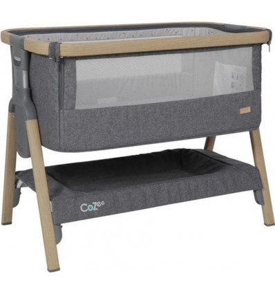 COZEE BEDSIDE CRIB OAK CHARCOAL 24
