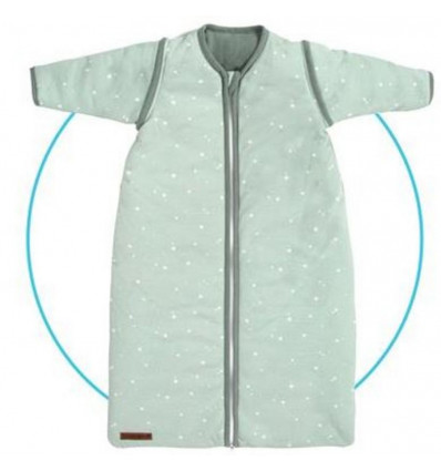 SLAAPZAK WINTER 70 CM LITTLE STARS MINT