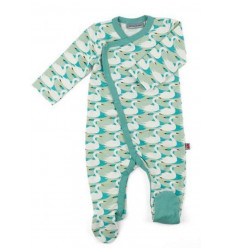JUMPSUIT WITH FEET SWANS JERSEY COTTON 5