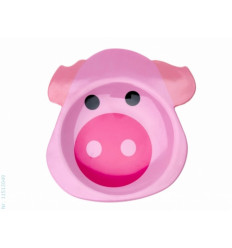 BREAKFAST BOWL FUNNY PIG MELAMINE PINK 1