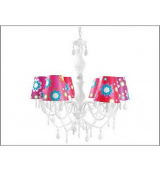 CHANDELIER MIX & MATCH RED FLOWERS, BOX3