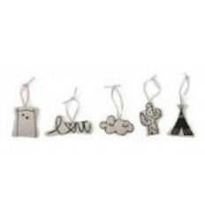 GYM FIGUURTJES IN CANVAS SET 5ST 211