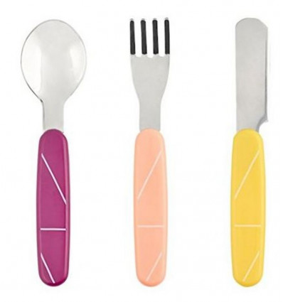 SET DE 3 COUVERTS INOX PECHE 9