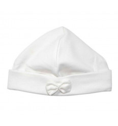 BOW TIE HAT SNOW WHITE 0-3M 7