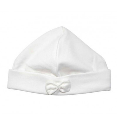 BOW TIE HAT SNOW WHITE 0-3M 7