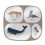 MELAMINE PLATE 4 ROOMS ARCTIC 201