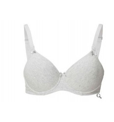 COTTON COMFORT NURSING BRA C85 GREY 21