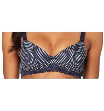 SPACER DOT NURSING BRA C165 DARK BLUE B8