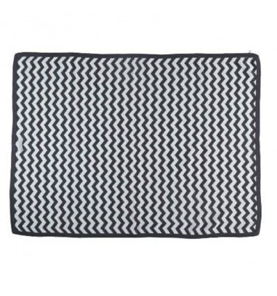 COUVERTURE 100X140CM JACQUARD BIO 21