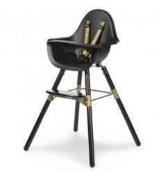 EVOLU 2 STOEL ZWART / GOUD 2 IN 1 +
