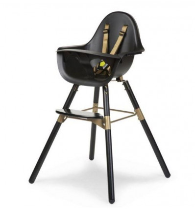 EVOLU 2 STOEL ZWART / GOUD 2 IN 1 +