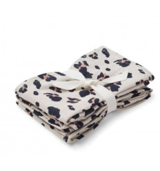 HANNAH MUSLIN CLOTH PRINT 2 PACK LEO 202