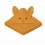 AUGUSTA HOODED TOWEL RABBIT MUSTARD 202