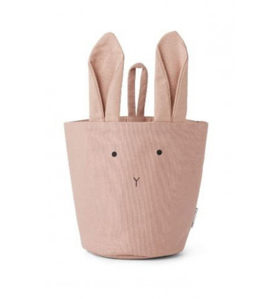 AYA FABRIC BASKET RABBIT ROSE ONE 20