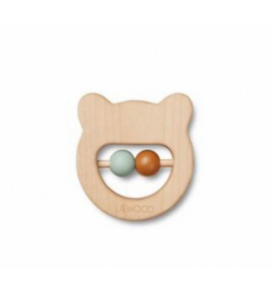 IVALU WOOD TEETHERS MR BEAR NATURAL 202