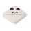 ALBERT HOODED TOWEL PANDA CREME 22