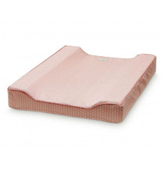 CHANGING CUSHION W/LINING SASHIKO BLUSH