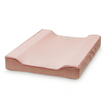 CHANGING CUSHION W/LINING SASHIKO BLUSH