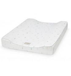 CHANGING CUSHION W/LINING RAINDROPS 8