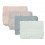 MUSLIN WASHCLOTH 4 PACK GOTS MIX PETROL/