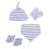 PACK NEW BORN 0-3M HAT BANDANA MITTS 20