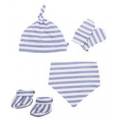 PACK NEW BORN 0-3M HAT BANDANA MITTS 20