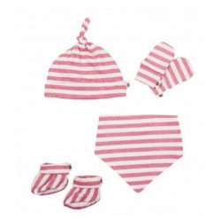 PACK NEW BORN 0-3M HAT BANDANA MITTS 20