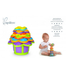 GOBELETS FLEUR A EMPILLER 8
