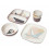 BAMBOO MELAMINE DINNER SET 4 PCS 201