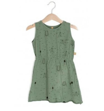 DRESS SLEEVELESS SWINGS PARK PINE GREEN