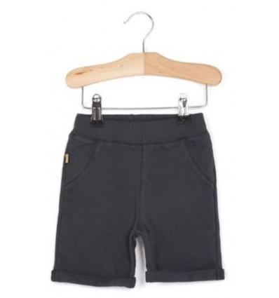 BERMUDA SHORTS SOLID WASHED BLACK 4-5Y 8