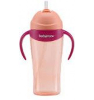 TASSE A PAILLE 300ML PECHE 20